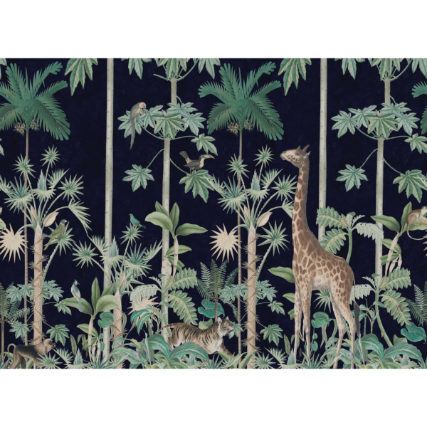 Giraffe's Stroll, Nightfall