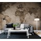 World Map, Brown