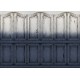 Parisian Panels, Dip Dye Blue