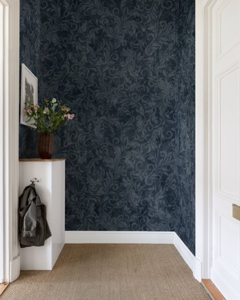 Twining Vines, Navy
