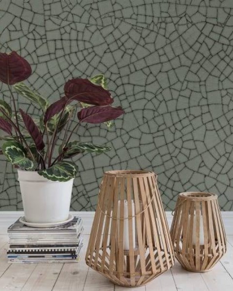 Raku Crackle, Jade