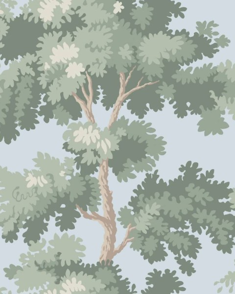 Sandberg / Raphael Forest Sky Blue S10237
