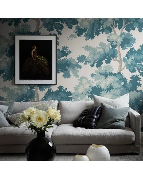 Sandberg | Raphael Mural | Teal | S10276
