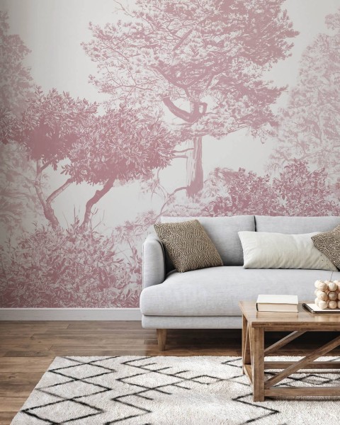 Classic Hua Trees Burgundy | Sian Zeng