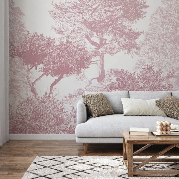 Classic Hua Trees Burgundy | Sian Zeng