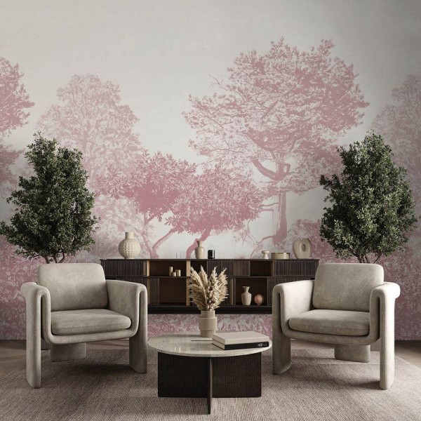 Classic Hua Trees Burgundy | Sian Zeng