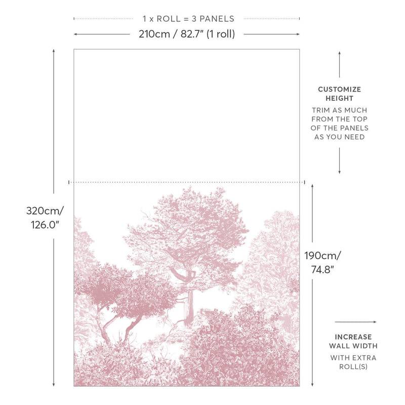 Classic Hua Trees Burgundy | Sian Zeng