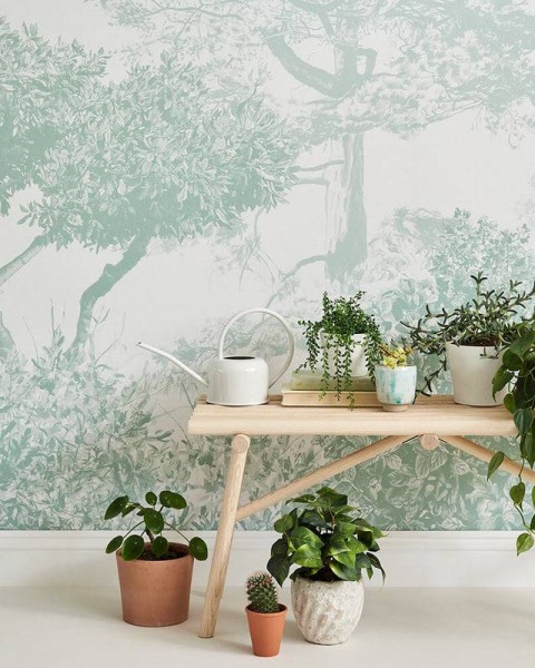 Classic Hua Trees Green | Sian Zeng