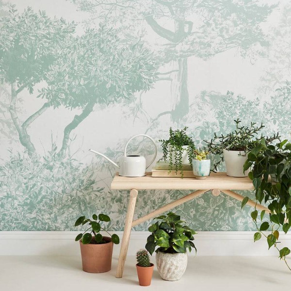 Classic Hua Trees Green | Sian Zeng