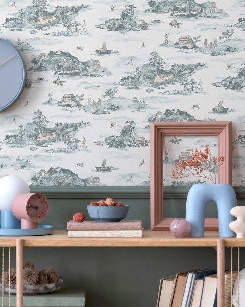 Mountain Blue Peach | Sian Zeng