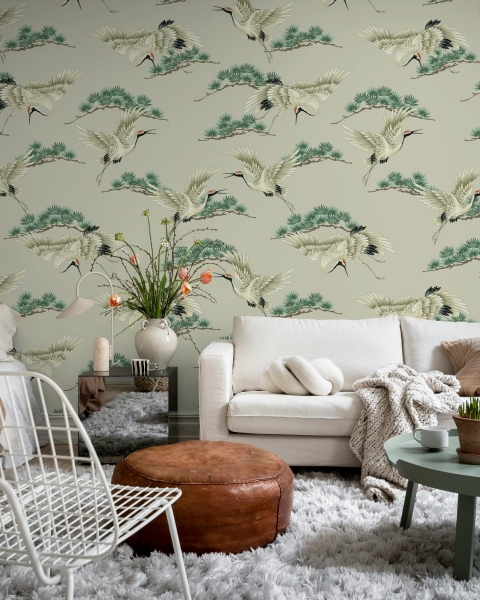 Flying Cranes I