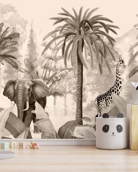 TM | Monochrome Coconut Tree | MUR7051
