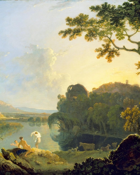 Graham & Brown | Landscape With Bathers, Cattle and Run