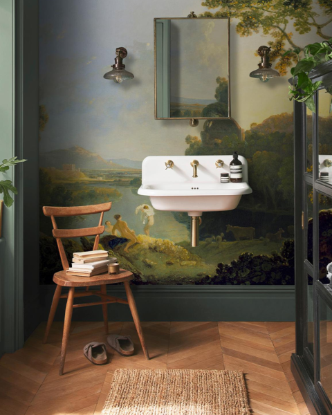 Graham & Brown | Landscape With Bathers, Cattle and Run