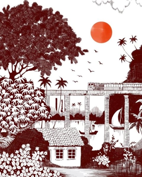 Honpo IM | Paradise | Ancient Lakeside Dwelling