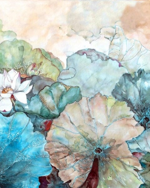 Honpo IM | Paradise | Watercolor Lotus Dream