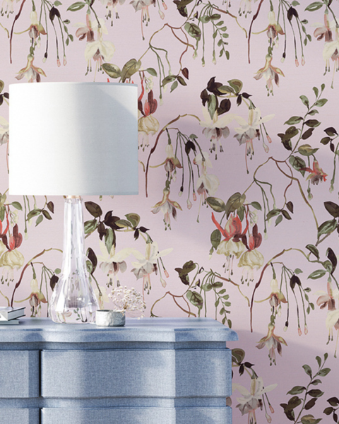 Phillip Jeffries | Blushing Blooms I