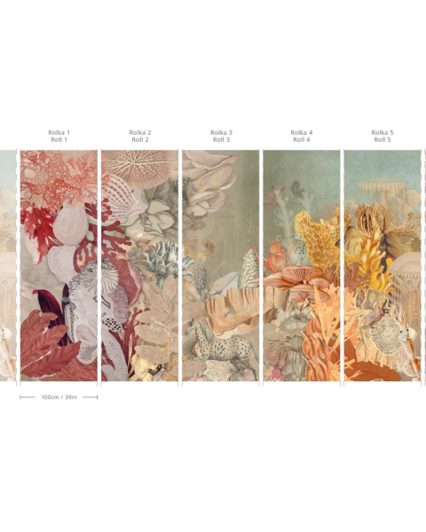 Wallcolors | Coral Mirage