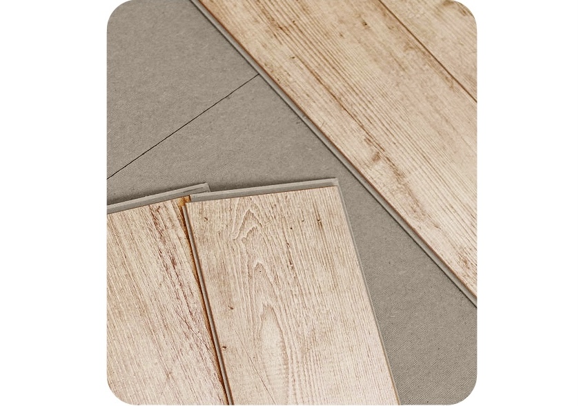  You can have your new vinyl flooring installed in just a few hours