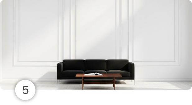 Complement many interior styles from minimalist to classic