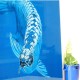 Frame - Water world blue arowana fish