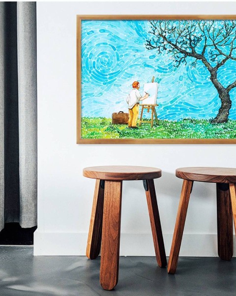 Frame - Under the Almond Tree