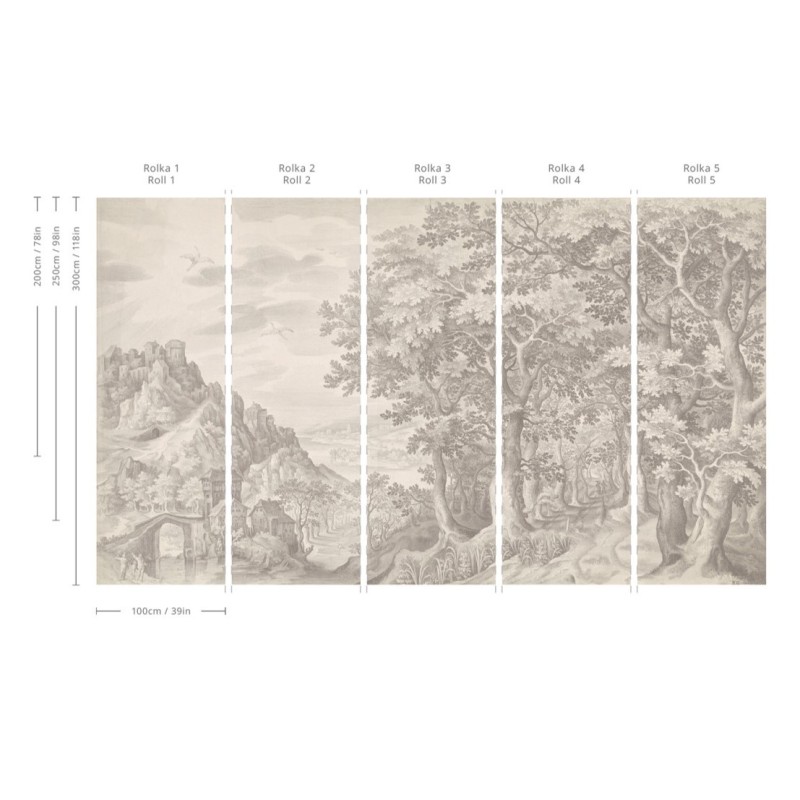 Wallcolors | Ethereal Forest Wallpaper