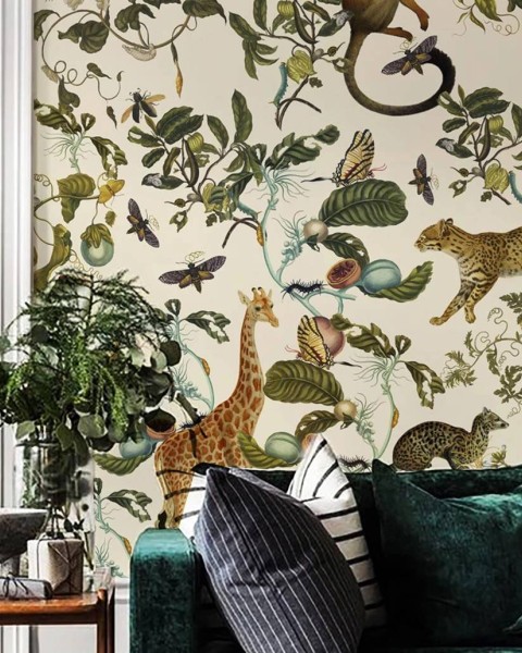 Wallcolors | Funny Jungle Wallpaper