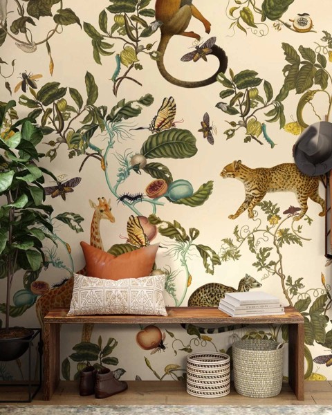 Wallcolors | Funny Jungle Wallpaper