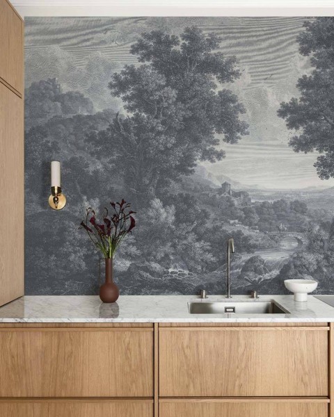 Wallcolors | Picturesque Valley Of Serenity Blue