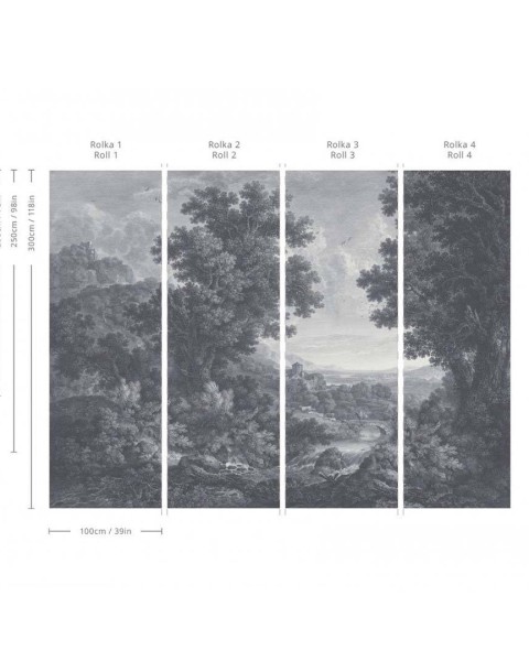 Wallcolors | Picturesque Valley Of Serenity Blue