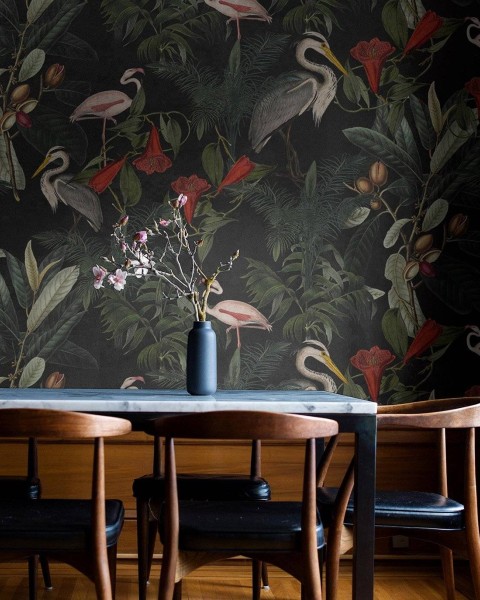 Wallcolors | Standing Heron