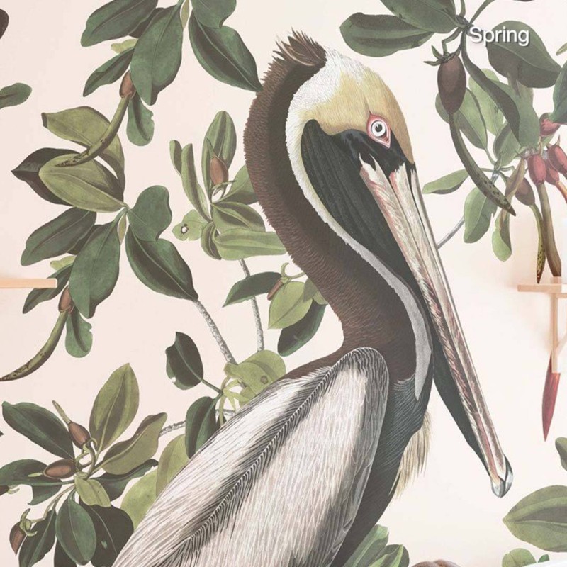 Wallcolors | Vintage Pelicans