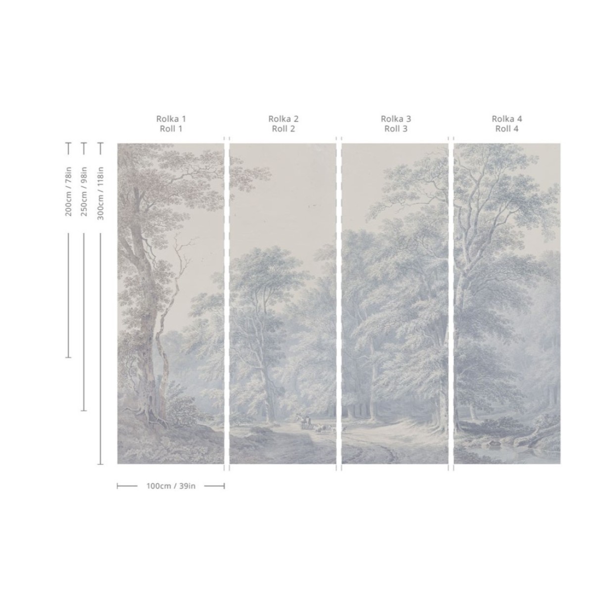 Wallcolors | Watercolor Grove Wallpaper