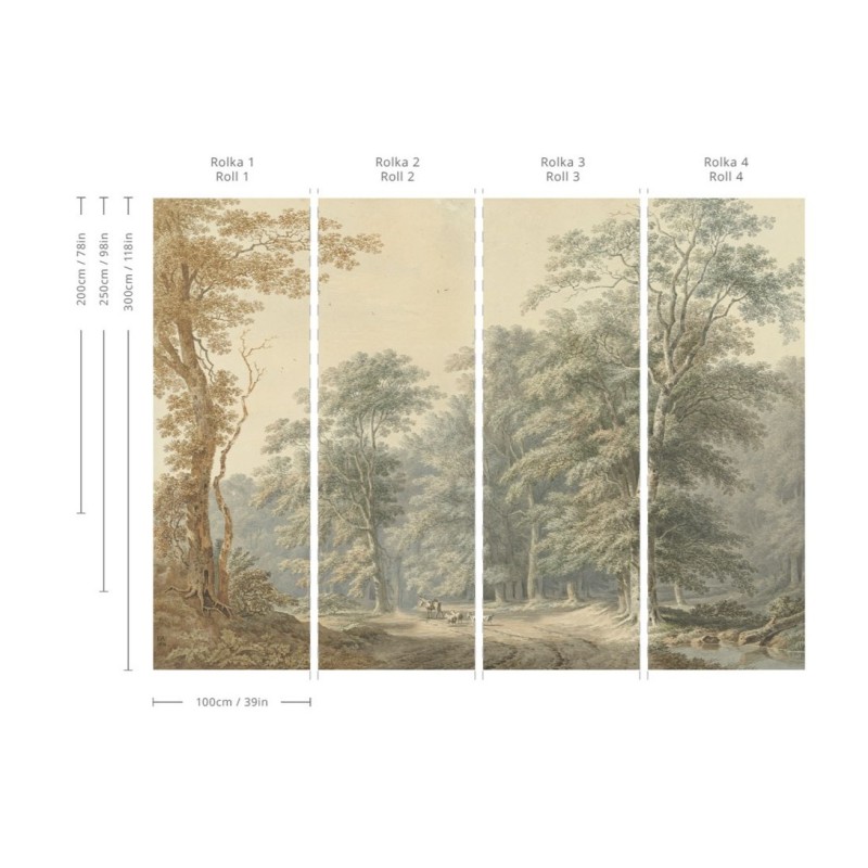 Wallcolors | Watercolor Grove Wallpaper