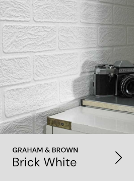 Graham & Brown Brick White