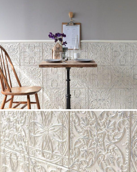 Cushion Tin Panels - Self Adhesive Tiles