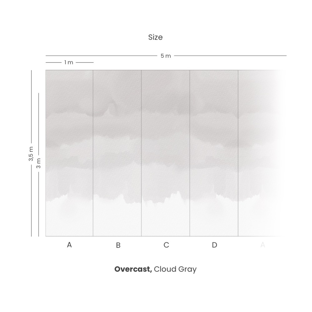 Honpo | Gradation | Overcast, Cloud Gray