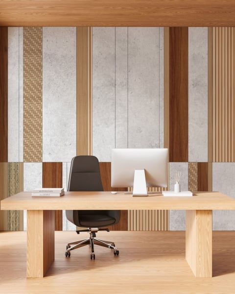 Honpo | Woodgrain Grid