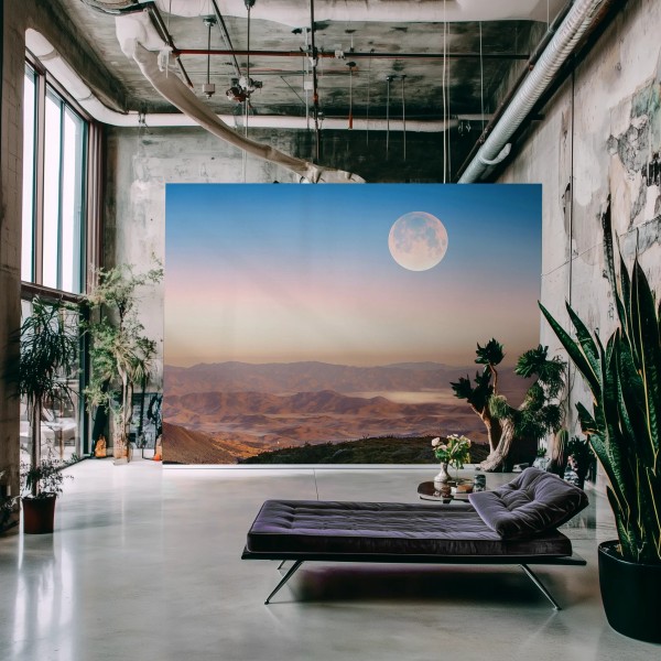 Honpo WP | Moonrise Over Dust