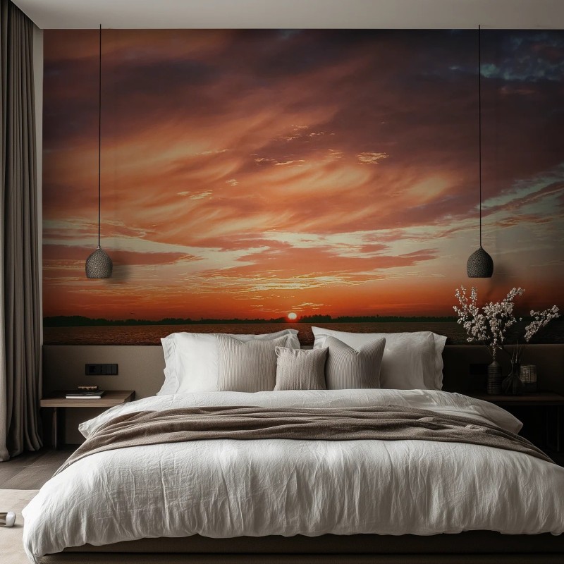 Honpo WP | The Sky Caught Fire Slowly