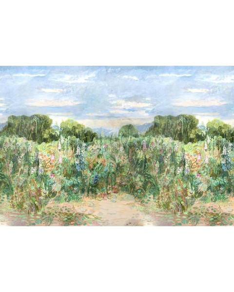 Isidore Leroy | Roses trémières