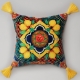 MINDTHEGAP | LA DOLCE VITA | Cushion | AMALFI Blue Velvet 