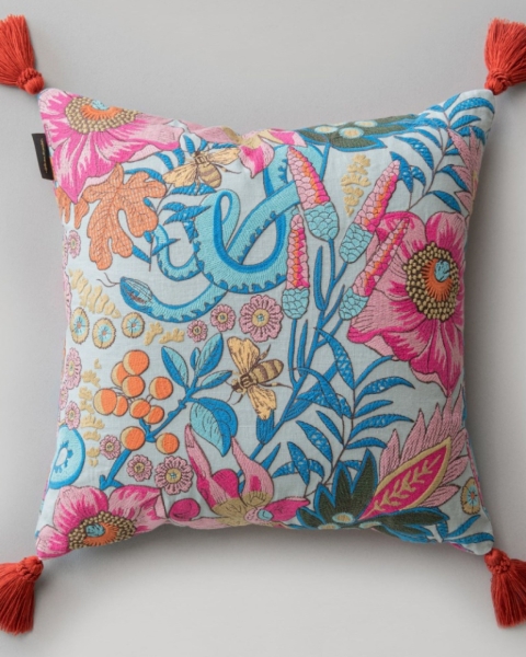 MINDTHEGAP | LA DOLCE VITA | Cushion | GIARDINO SEGRETO Embroidered 