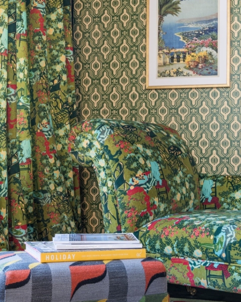 MINDTHEGAP | LA DOLCE VITA | Fabric | LA BRASSERIA Fern Velvet
