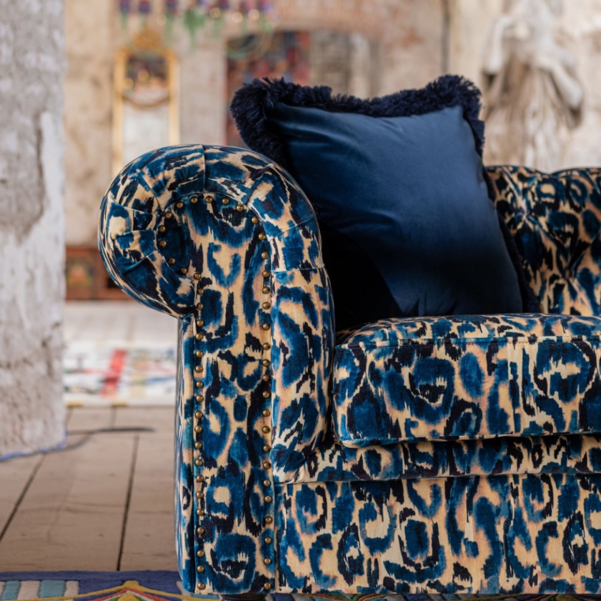 MINDTHEGAP | LA DOLCE VITA | Fabric | BLU SELVAGGIO Velvet