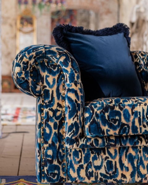 MINDTHEGAP | LA DOLCE VITA | Fabric | BLU SELVAGGIO Velvet