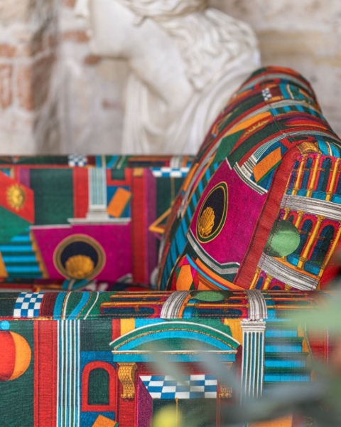 MINDTHEGAP | LA DOLCE VITA | Fabric | PIAZZA DEGLI ARLECCHINI Linen