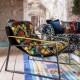 MINDTHEGAP | LA DOLCE VITA | DUNHILL CHAIR | AMALFI Blue velvet and YUZU YELLOW matte leather