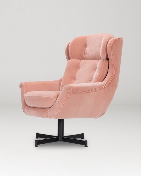 MINDTHEGAP | LA DOLCE VITA | CHAIR | JOHN SVIWEL - MUTED CLAY cotton velvet